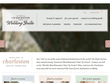Tablet Screenshot of charlestonweddingguide.com